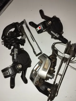 Cambio Sram X5 y Desviador Shimano