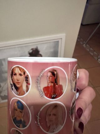 Caneca Britney Spears (falha na impressão)