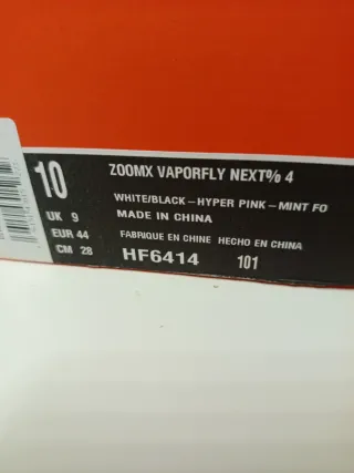 Nike Zoomx Vaporfly Next 4 T42'5 44