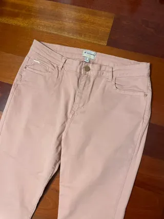 Pantaloni Cortefiel Taglia 42 Rosa
