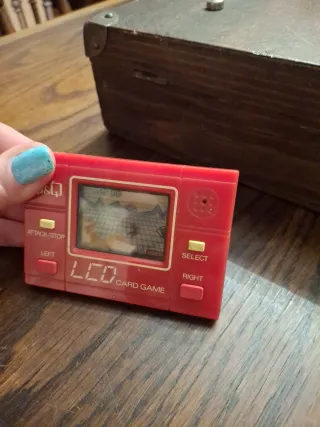 Juego LCD Card Game Rojo