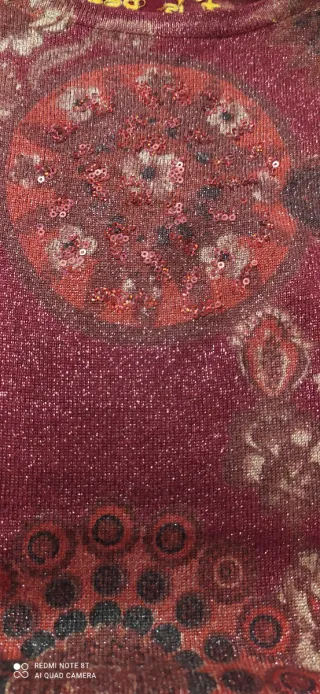 Jersey Desigual estampado floral brillante