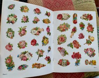 Libro Pegatinas Vintage Old-Fashioned Roses