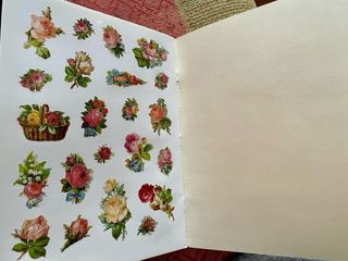 Libro Pegatinas Vintage Old-Fashioned Roses