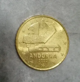 50 céntimos Andorra 2022