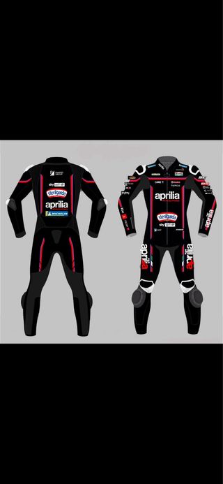 Mono de cuero Aprilia 15 dia fabrcinte
