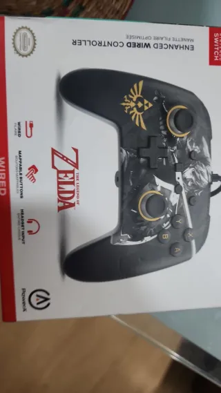 Mando Switch PowerA Zelda Wired