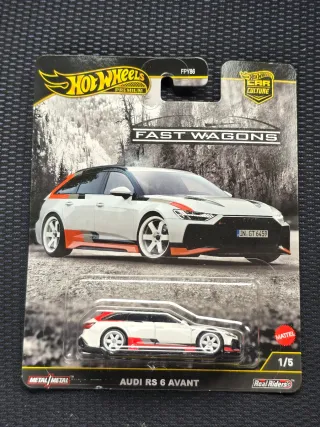 Hotwheels Premium Audi RS 6 Avant Fast Wagons