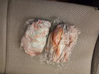 2 Fundas para Sillas ,con Respaldo,Diseño Mármol..