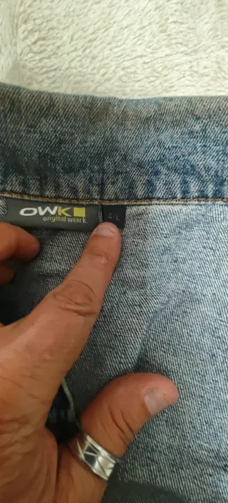 Cazadora vaquera azul