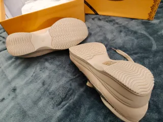 Scarpe donna beige/oro n.38