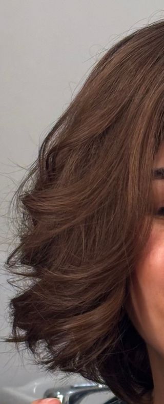 Peluca oncológica pelo natural castaño