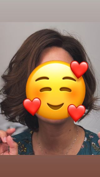 Peluca oncológica pelo natural castaño