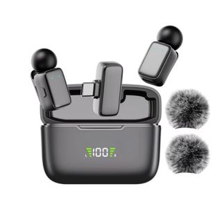 Micrófono Inalámbrico Móvil Negro/Gris