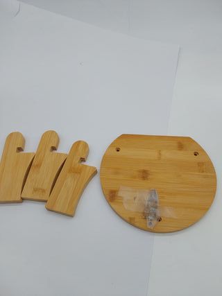 Lacor - 61956 - Soporte Jarra Agua, Soporte Dispensador Bebidas, Soporte para la Jarra con ref. 61951, Fácil Limpieza, 100% Bamb