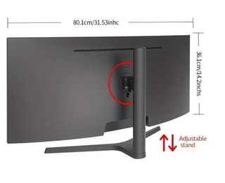 Monitor Gawfolk Curvo UWQHD 4K  34 Polegadas 165hz