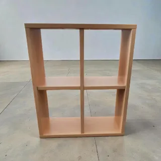 Estantería modular de madera beige