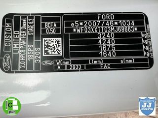 FORD TRANSIT CUSTOM 2.0TDCI 185CV