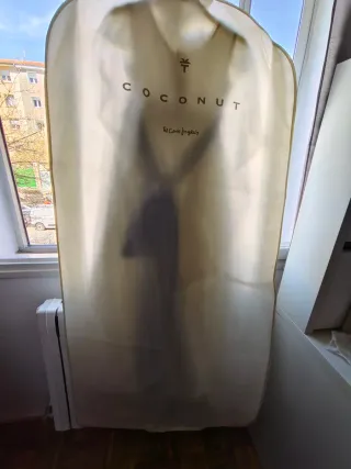 Vestido de Comunión Blanco Cancán  Zapatos  Diadem