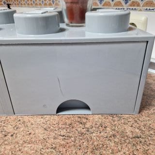 Cajones Almacenaje LEGO Gris 8 espigas