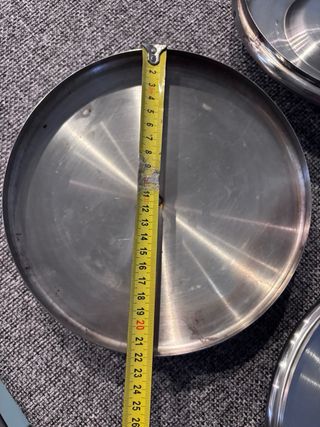 Coperchi in acciaio e plastica