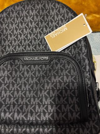 Mochila Michael Kors Negra Nueva Con Etiquetas