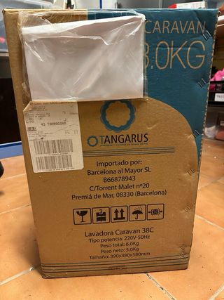 Lavadora portátil camping/autocaravana