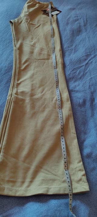 Pantalón campana Davedans beige talla L