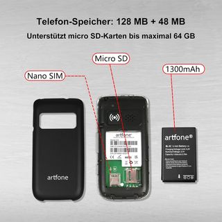 Teléfono Tapa para Mayores Color Negro