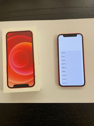 iPhone 12 mini rojo