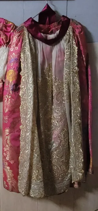 Traje Fallera Niña 10 Años color Fucsia