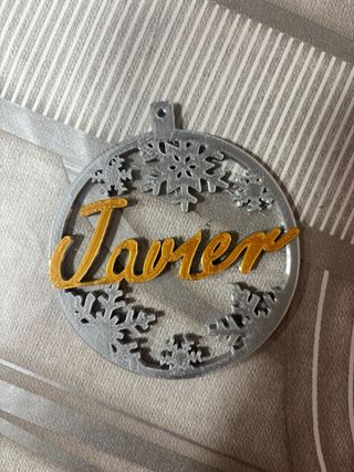 Bola Navidad Personalizada Nombre