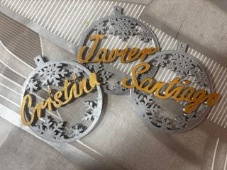 Bola Navidad Personalizada Nombre