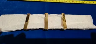 3 Servilleteros Louis Vuitton Dorados