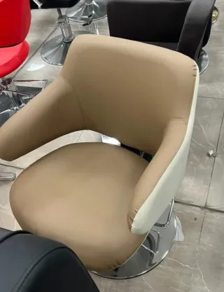 Sillas de Peluquería y diseño Dorado Negro