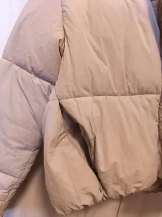 Chaqueta corta beige talla S