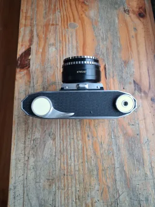 Praktica IV F, objetivo Meyer-Optik Domiplan 50mm