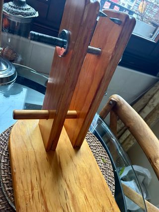 Jamonero madera maciza con soporte