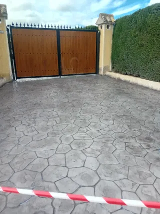 Hormigón impreso en Cartagena