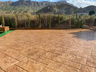 Hormigón impreso en Cartagena