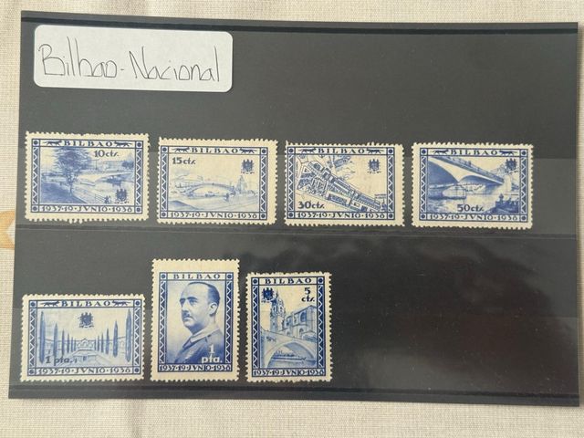 Serie Sellos Bilbao 1937 Guerra Civil