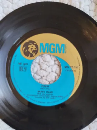 Barry Ryan Eloise Goodbye Vinile 45 Giri