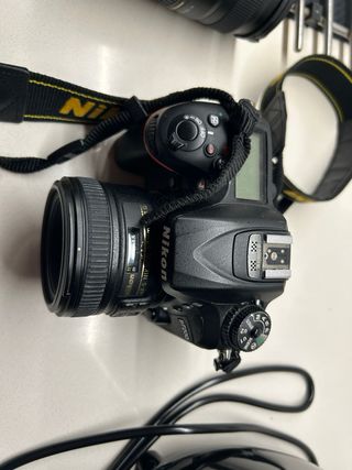 Cámara Nikon D7200 Negra y objetivo 50mm