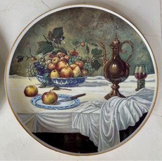 Pareja platos colección bodegón