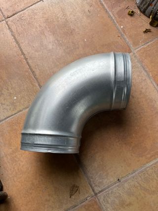 Codo para conducto de aire de 150mm