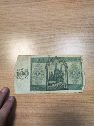 Billete 100 Pesetas España 1936