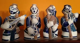 Figuras Sargadelos Troveiros do Camiño