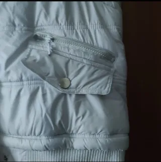 Gilet S.R.Y bianco con cappuccio