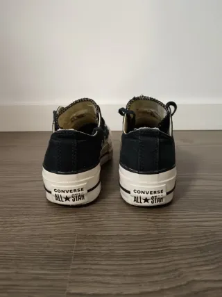 Zapatillas Converse plataforma negras