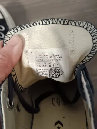 Zapatillas Converse plataforma negras